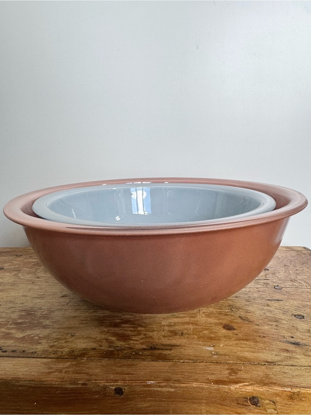 Pyrex Clear Bottom Nesting Mixing Bowls 326 & 325 set of 2